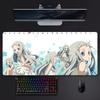 Warm Emotional Anime AAnohana The Flower We Saw That Day Mouse Pad Mousepad Large Gaming Lockedge Thickened Pc Table Desk Mat