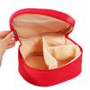 Red Fruit Makeup Bag Velvet Travel Cosmetic Bag Multifunctional Cute Handbag  Trips