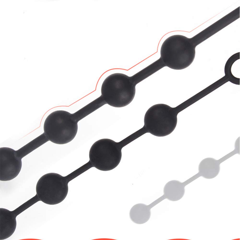 Anal Pearl Anal Beads with 4 Anal Anal For Adult Goods Ring, Balls, Plug, Silicone, Plug, Men, Women, (L-49cm)