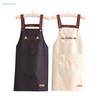 Cute "Hello" Embroidered Kitchen Apron - Adjustable Strap Cooking Apron With Pocketreusable Waterproof Apron For Home  Baking