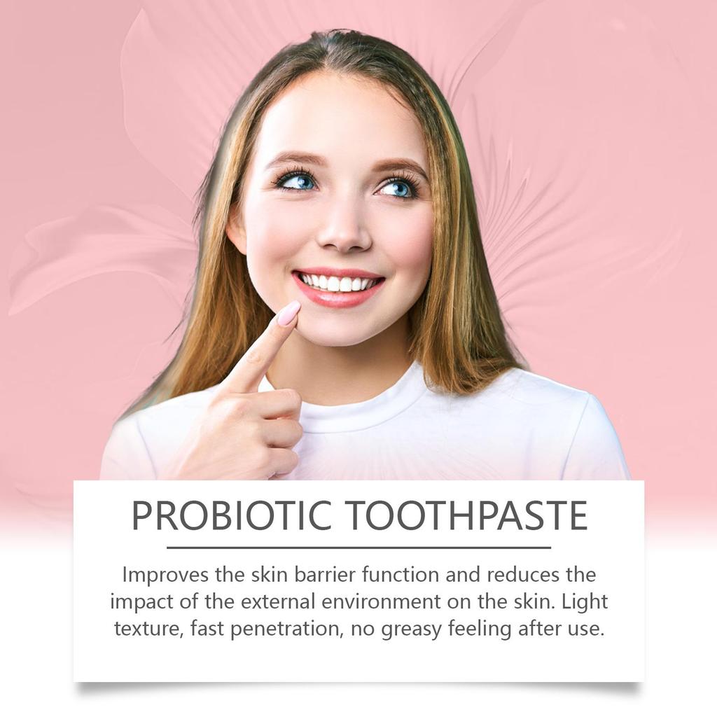 Oralhoe Probiotic Toothpaste Gently Cleans and Cares for Your Teeth To Reduce Stains for Long-lasting Oral Care.