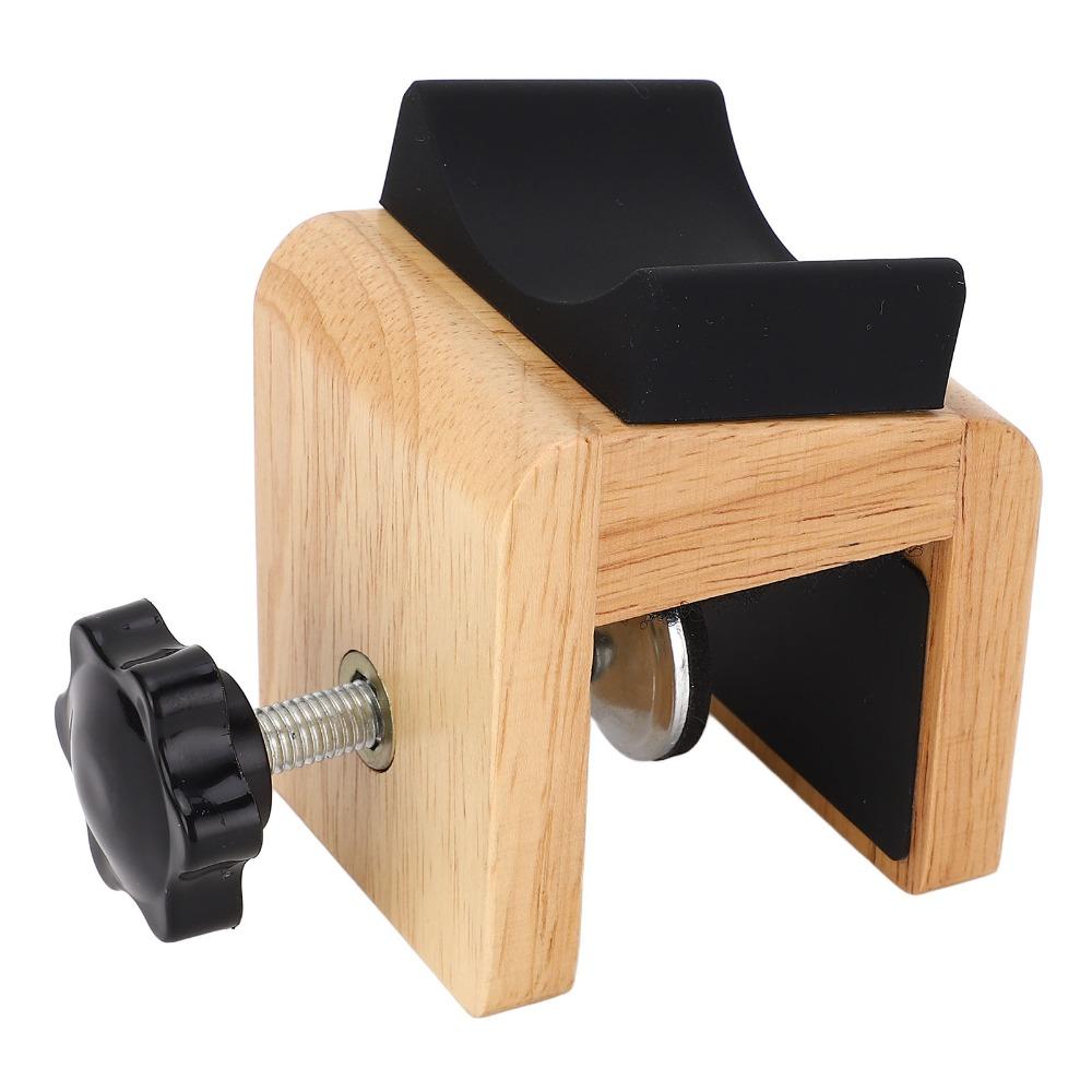Wood+Silicone Pad Guitar Stand Holder Black+Wood color Table Clamp Guitar Stand For Guitar