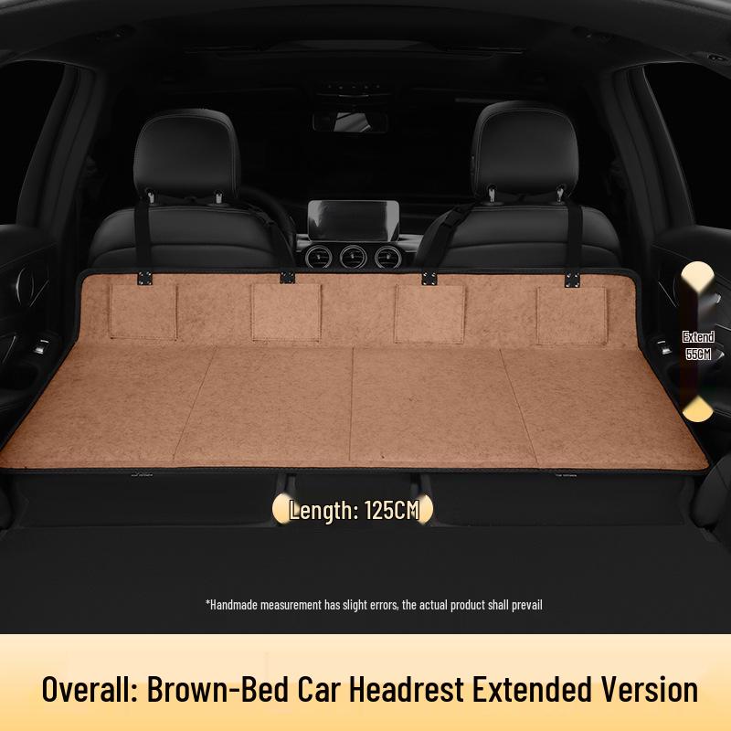 Матрас для путешествий в автодоме с подголовником для багажника и заднего сиденья автомобиля