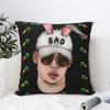 Un Verano Sin Ti Pillowcase Double-sided Printing Fabric Cushion Cover Decoration Bad Bunny Pillow Case Cover Home Square X