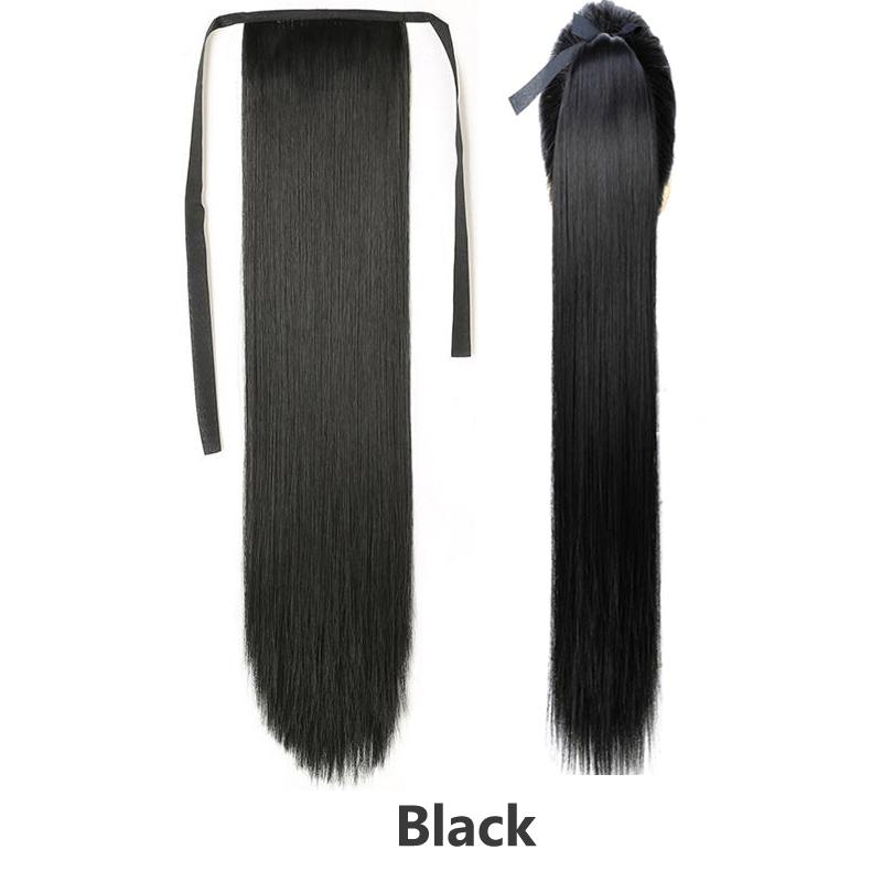 Шиньоны из синтетических волос, грязные резинки для волос, резинка для волос, пучок, прямая прическа, наращивание волос для женщин