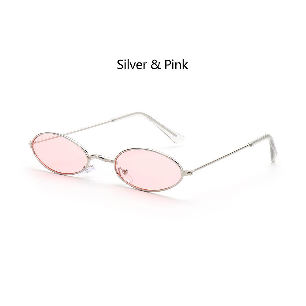 Fashion Design Small Frame Men and Women Sun Glasses Vintage Shades Eyeglasses Oval Sunglasses