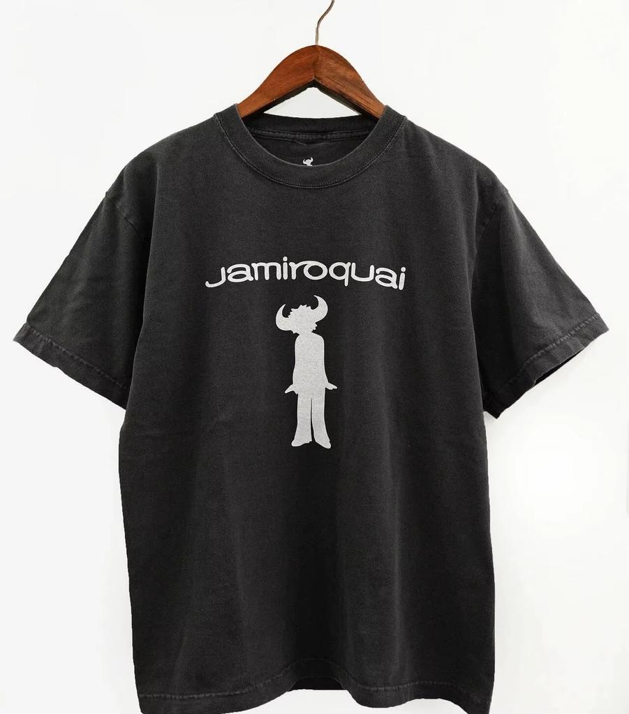 Jamiroquai Band Graphic Unisexs TShirt Unisex ONeck 100 Cotton Short Sleeve Y2k Oversized Fashion Popular Vintage Women Tee