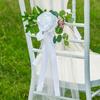 Artificial Rose Wedding Chair Back DecorationArtificial Flower Corridor Corridor Decoration Wedding Chair Back Flower