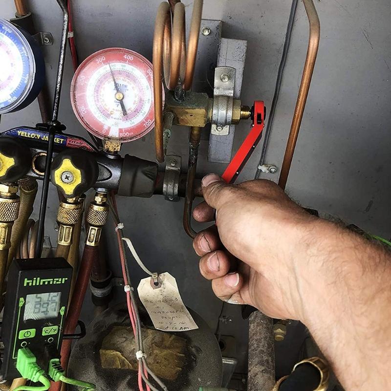 Hvac Service Wrench Refrigeration Service Wrench 1/4" 3/8" 3/16" 5/16" Ratcheting Service Wrench Air Conditioning