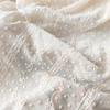 150cm Wide 1yard/lot Beige Chiffon Dot Jacquard Embroidery Fabric Woman's Dress/Tshirt Material