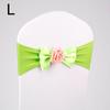 1PC Stretch Chair Bands Bowknot Flower Chair Sashes Banquet Event Decor Wedding Party Supplies