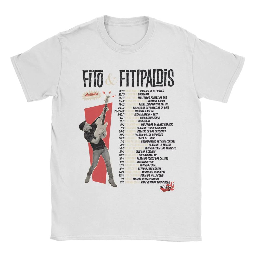 Oversized TShirt Summer Fitos Fitipaldis Band Trendy Cool TShirts Cotton Tshirt for Unisex Women Aesthetic Short Sleeve Top Tees