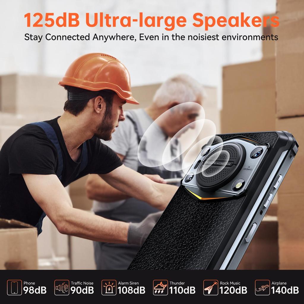 Oukitel Прочный смартфон WP22, 10 000 мАч — Android 13, 8/256 ГБ