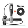 Electronic Skipping Rope Set Cordless Skipping Smart Jump Rope LCD Screen Counting Speed Counter Fitness Exercise Body Building