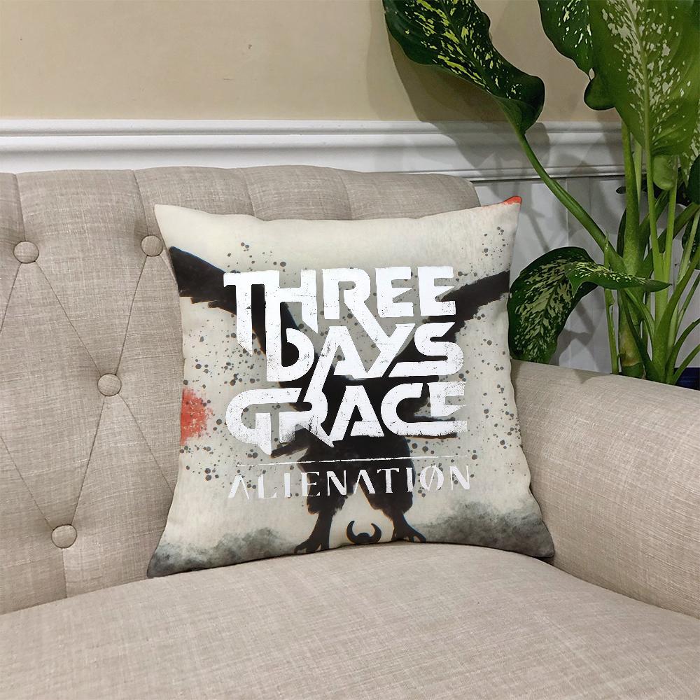 Band TThree Days GGrace cushion cover Square Sofa Cushion Cover Casual SkinFriendly Comfortable Pillow Cover