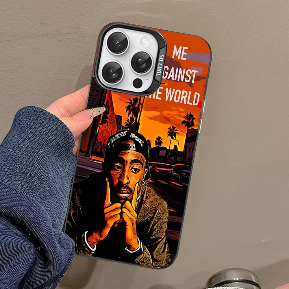 Singer Tupac 2 Phone Case For iPhone 16 15 14 13 12 11 Pro Max X XR XSMAX 8 7 Plus Matte Shockproof Back Cover