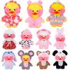 For LaLafanfan Duck Doll Clothes Fashion Jumpsuit Doll Clothes Color Match Hoodies Dolls Accessories Cute Decoration Little Clothes