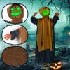 Halloween PumpkinGhost Decoration Swings, Glows And Makes SoundGhost Decoration Is Terrifying And Thrilling With Green Light