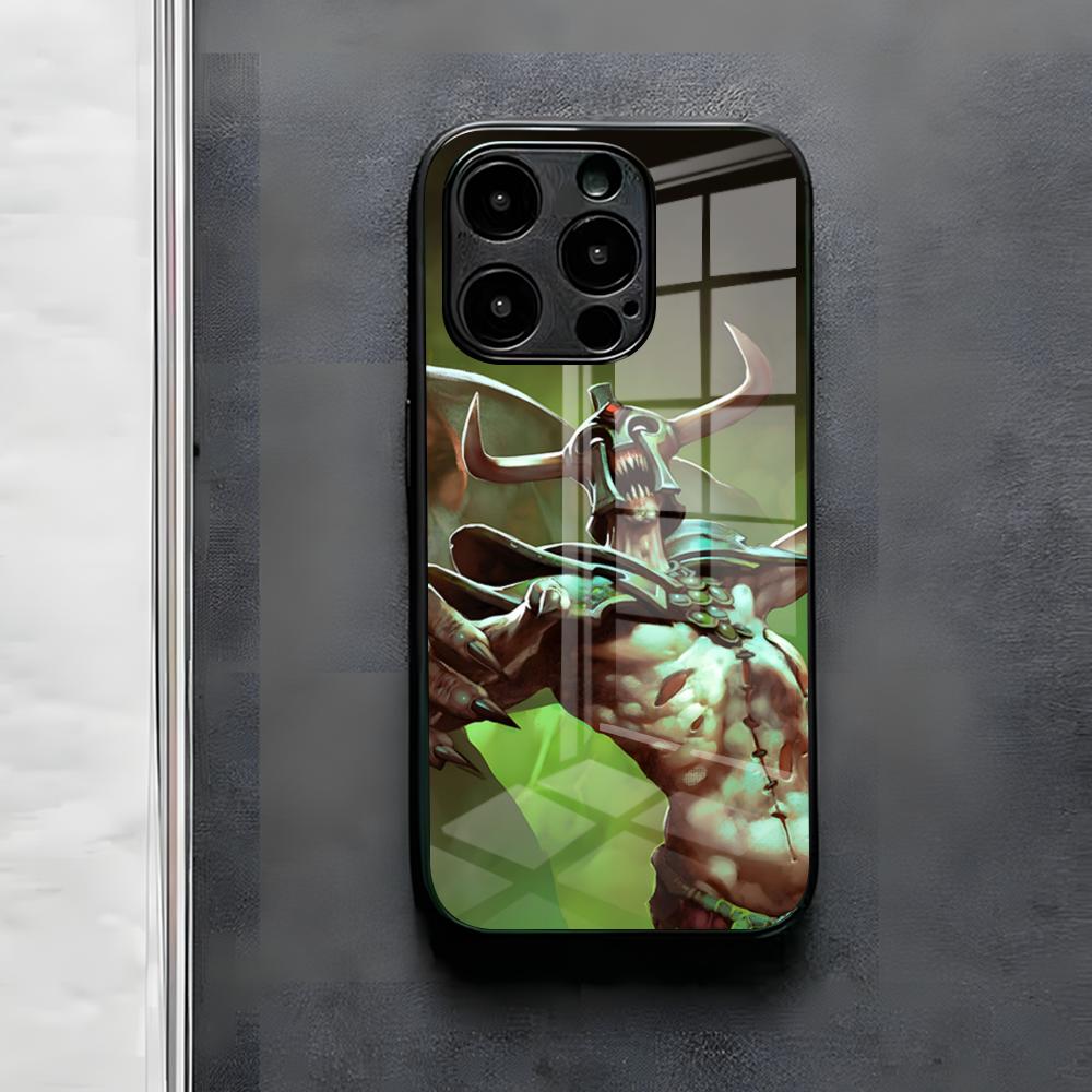 Чехол для телефона D-Dota 2 Для IPhone 17 Air 16 E Pro Max 15 14 13 Mini 12 Pro 11 Max Plus Черная Стеклянная Крышка