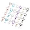 Organizer School Stationery Solid Color Binder Clip Hollowed Out Design Office Supply Fish Clip