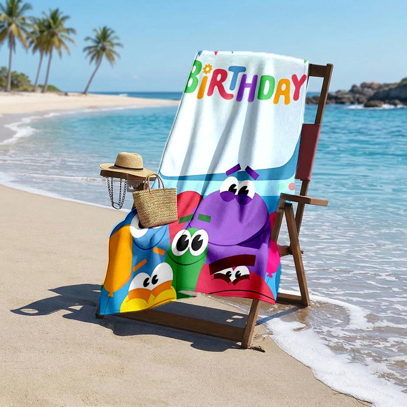 Ask Storybots Fashion Beach Towel: Ideal for Summer Adventures Soft, absorbent and quick drying suitable for swimming and bathing