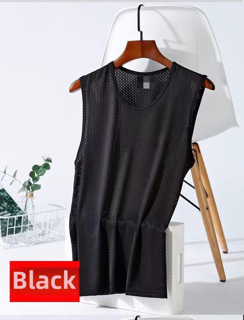 Мужской сетчатый дышащий жилет Ice Silk Slim Fit Summer