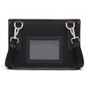 Prada Saffiano Серебряная пряжка Функциональный переработанный нейлон и сафьяновая кожа Сумка для камеры Унисекс сумки Черный 2ZH108-2BBD-F0002