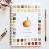 Watercolor Workbook for Beginners 12 Colors Watercolor Paint Set Garden Christmas Autumn Winter Watercolor Book for Kids Adults Teens