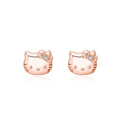 Sanrio Hello Kitty Ювелирные изделия Фирменные серебряные серьги Hlse179-P