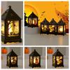 Pumpkin Halloween Wind  Lantern Witch Candlestick Wind Lamp Retro   Halloween Decorations