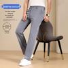 Men's Ice Silk Stretch Straight-Leg Casual Pants
