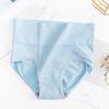 Женские трусы с высокой талией, сплошной цвет, мягкие дышащие антисептические бесшовные эластичные быстросохнущие 3D сотовые женские трусы, женское нижнее белье