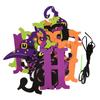 House Halloween Festival Ornaments Halloween Decor Hanging Garland Paper Chain Halloween Banner