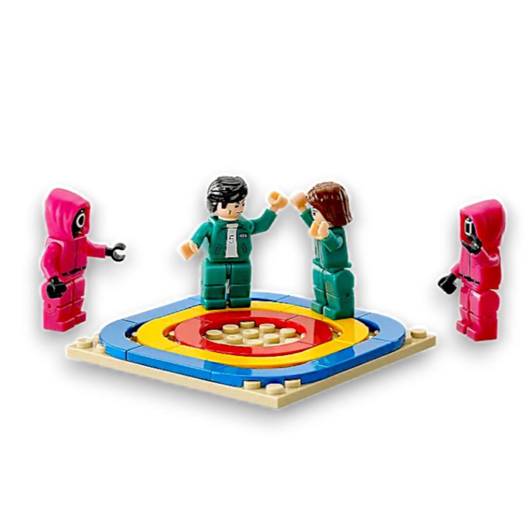 Korea Limited Edition Oxford Official Squid Game Assembly Block - Five-in-Six School Set