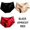 3pcs Sexy Women's Panties Ice Silk Seamless Underwear Girl Lingerie Breathable Comfort Briefs Large Size Panties Women Underpant