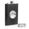 Excellent Leak-proof Corrosion Resistant Durable Shock-proof Wine Flask with Funnel Cup Set for Pub Wine Flask