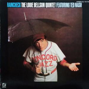 LP Record LOUIE BELLSON Raincheck ICJ70179 CONCORD JAZZ 1978 Japan Jazz Used