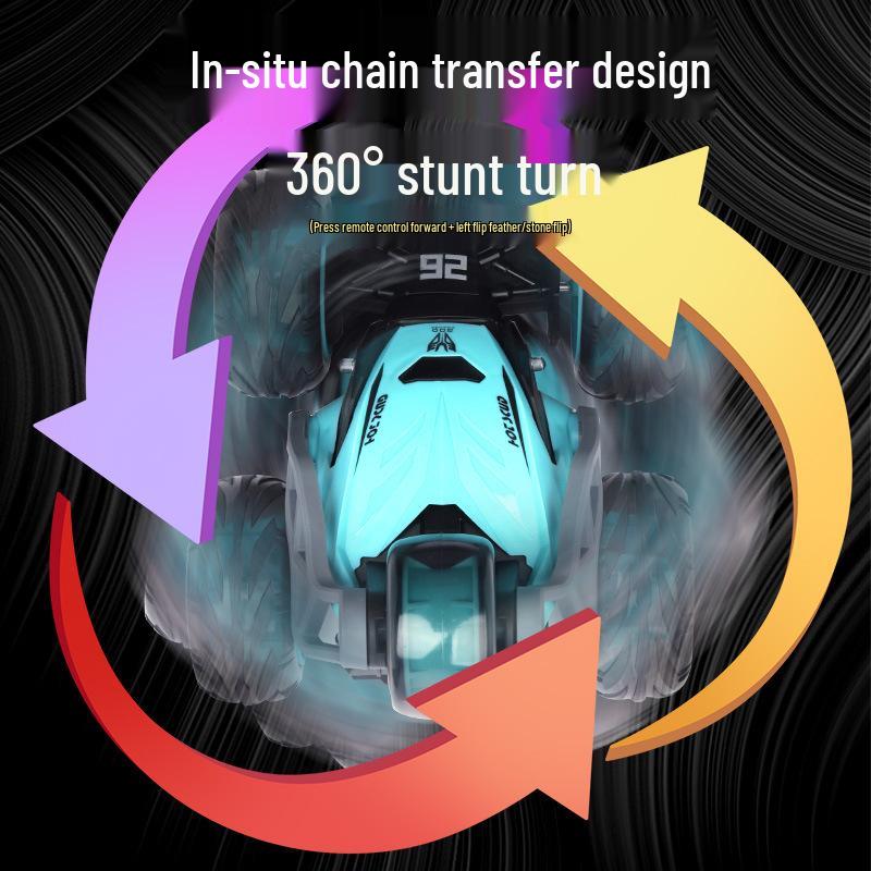 Children's Remote Control 4WD Off-Road Stunt Car Toy