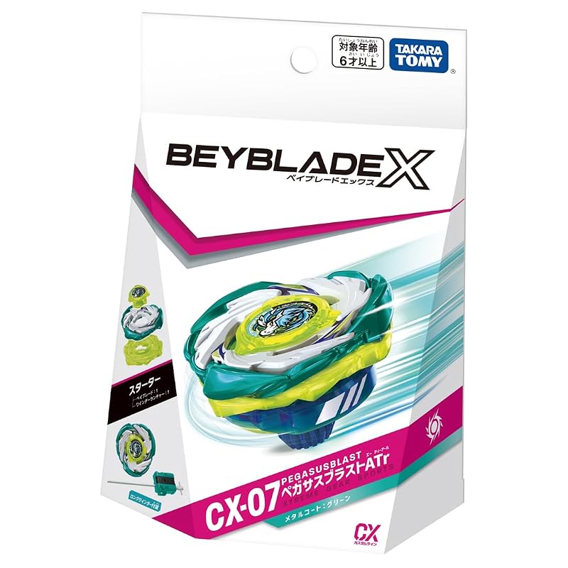 TAKARA TOMY BEYBLADE X CX-07 Стартовый набор Пегас Бласт ATR