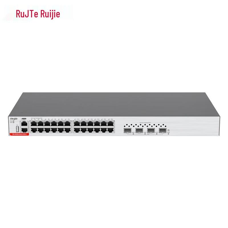 Ruijie RG-S5300-24GT4XS-E 24-Port Layer 3 Managed Gigabit Ethernet Switch