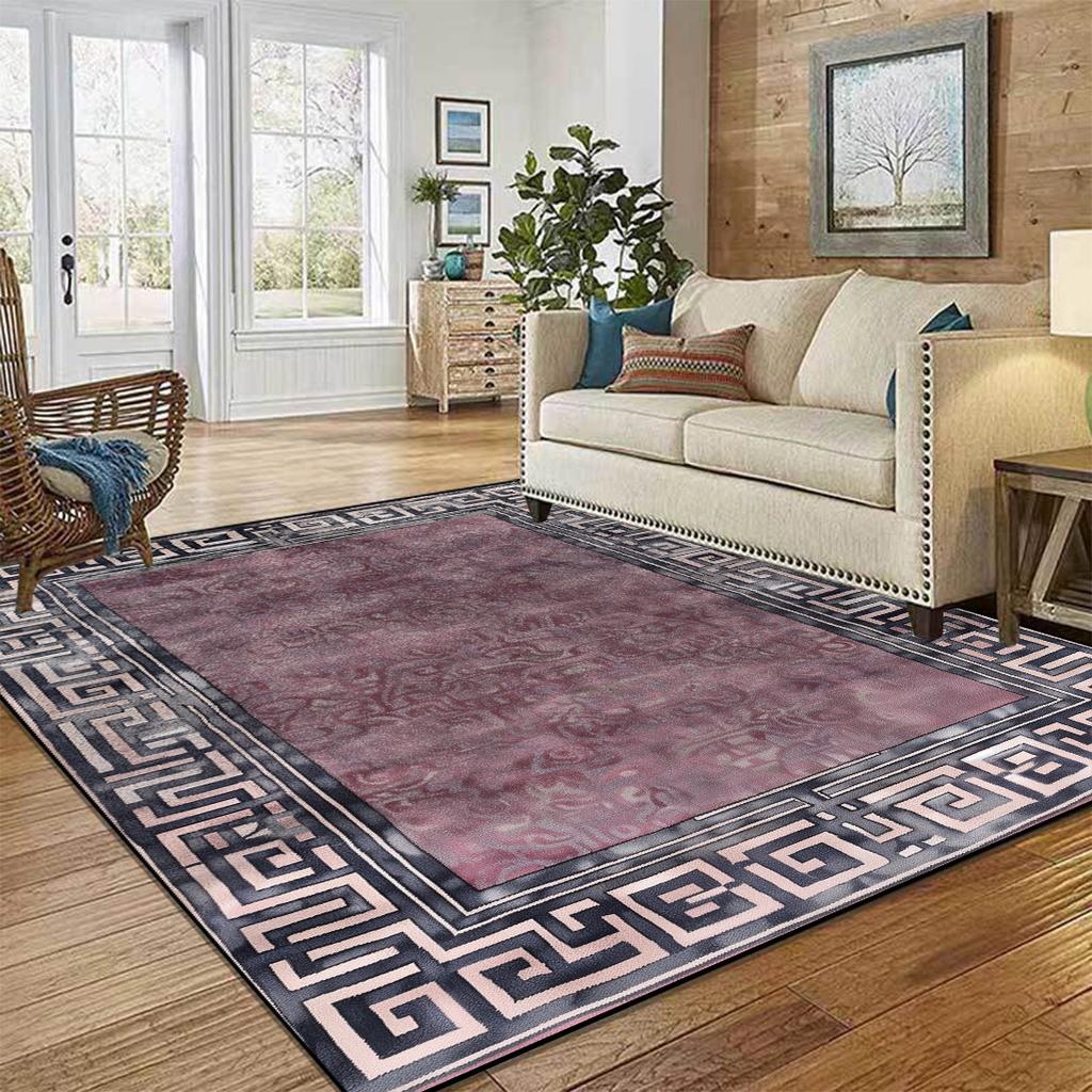 Nordic Luxury High-end Carpets для гостиной, современный домашний декор, большие ковры для спальни, гостиной, моющийся нескользящий напольный коврик