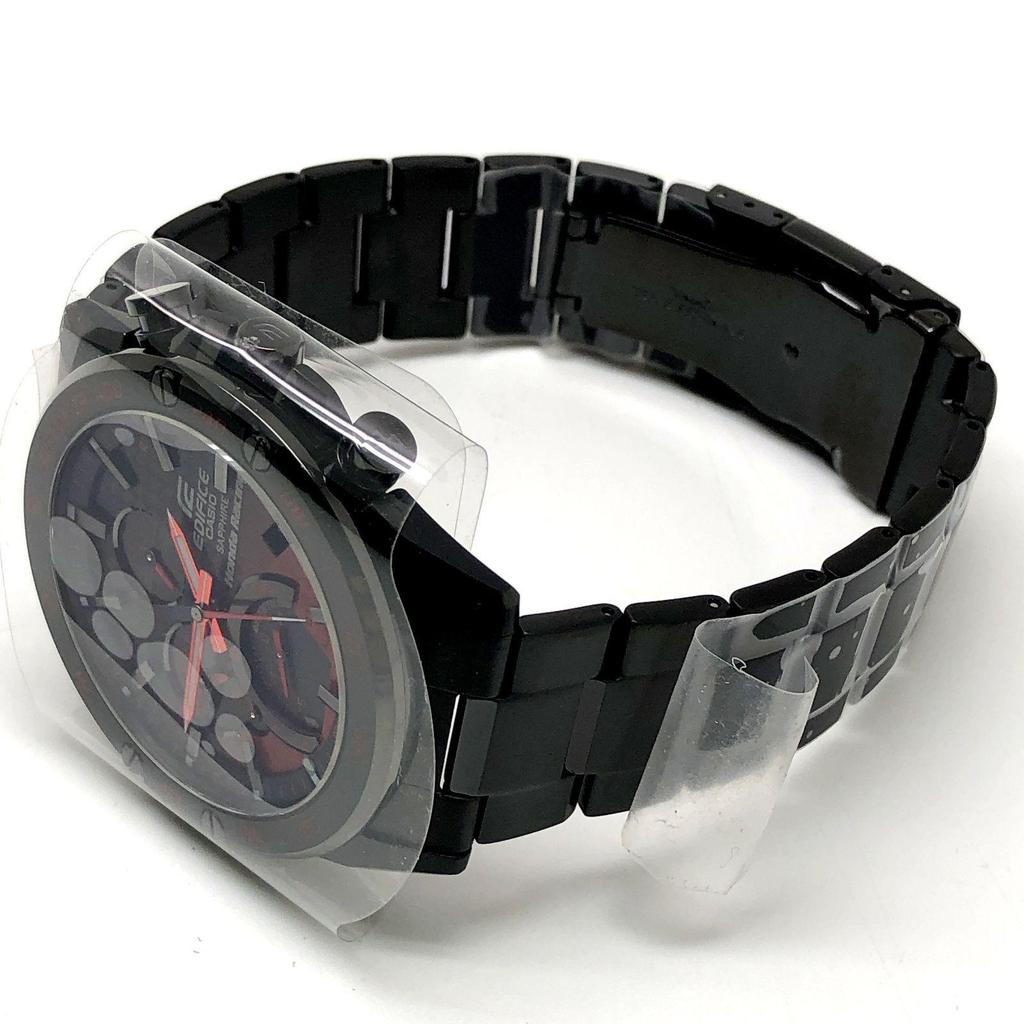 Used CASIO EDIFICE HONDA RACING LIMITED EDITION EQB-1000HR-1AJR Mobile Link Black Stainless Steel
