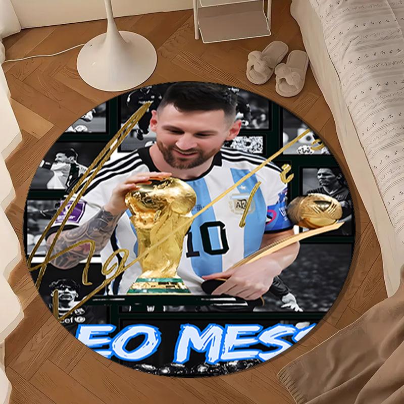 Goat Argentina Legend Mei-ssi Round mat Home Decor, Chair rug For livingroom,Bedroom, doormat home decor Birthday Gift Christmas Gifts