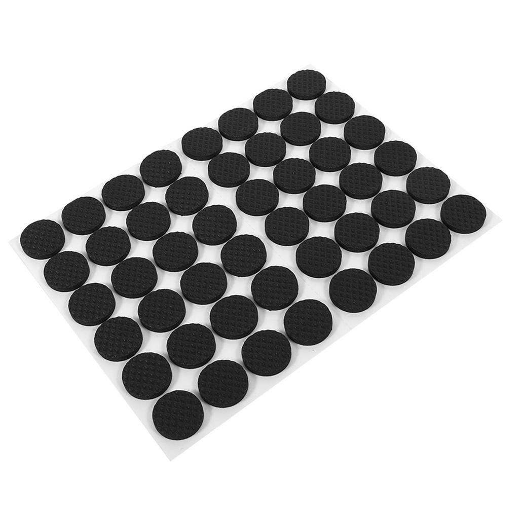 48Pcs Black NOn Slip Self Adhesive Floor Protectors Furniture Sofa Table Chair Rubber Feet Pads