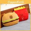 Plush Capybara Hamburger Toy Adorable Cartoon Girls Bedtime Pal Birthday Gift