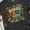 Board Game T Shirt, Retro Design for Gamers and Dice Rollers