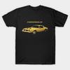 Мужская черная футболка с принтом 1976 Firebird Formula Печать на термотрансферной бумаге без вырезки Хлопковая футболка