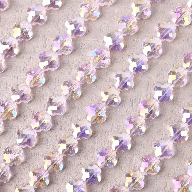 Гальванизированный четырехлистный клевер шерпа бисерные аксессуары для изготовления ожерелий своими руками