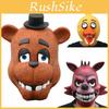 Взрослая латексная маска на голову Five Nights At Freddy's в стиле Фредди Чики Бонни Фокси