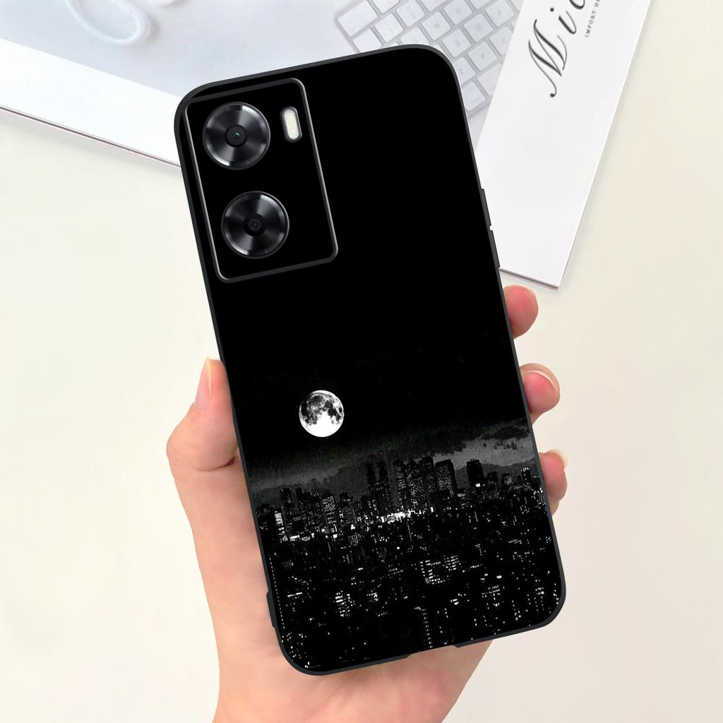 For OPPO A57 A77 4G Case Cute Cool Cartoon Back Cover TPU Soft Silicone Phone Cases For OPPO A77 5G A57s A57e A77s 4G Bumper Bag
